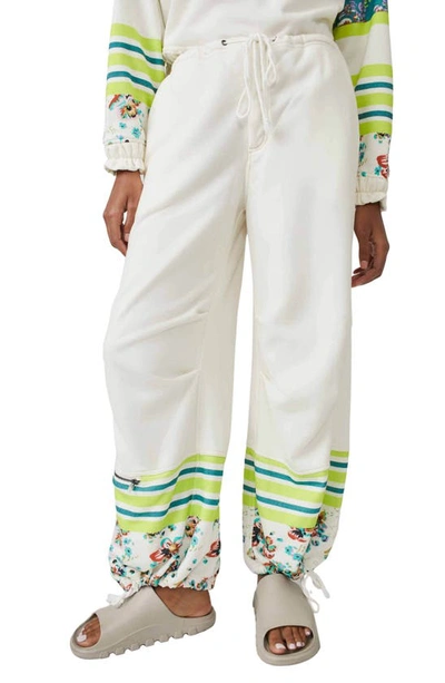 Fp Movement Sway Floral Print Pants In Ivory Combo