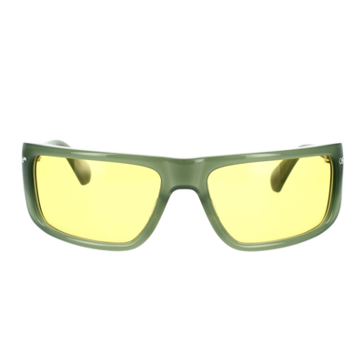 Off-white Sunglasses In Green