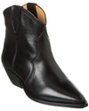 Isabel Marant Polished-finish Pointed-toe Boots In Black