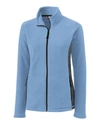 CLIQUE LADIES' SUMMIT MICROFLEECE HYBRID FULL ZIP JACKET