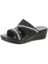 Italian Shoemakers Sadey Wedge Sandal In Black