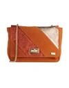 Tsd12 Woman Cross-body Bag Orange Size - Soft Leather