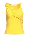 Alyx 1017  9sm Woman Top Yellow Size S Cotton, Elastane