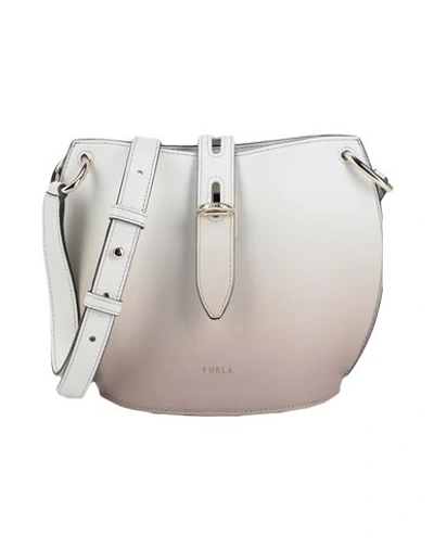 Furla Woman Shoulder Bag Off White Size - Calfskin