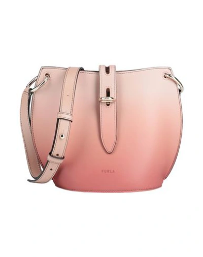 Furla Woman Shoulder Bag Light Brown Size - Calfskin In Beige
