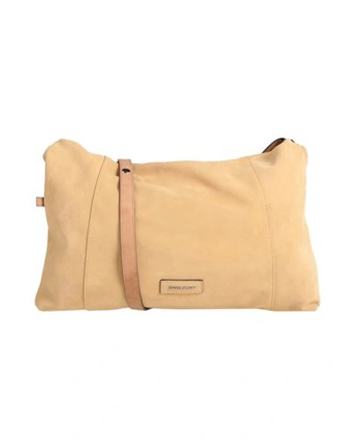 Gianni Notaro Woman Cross-body Bag Mustard Size - Soft Leather In Yellow