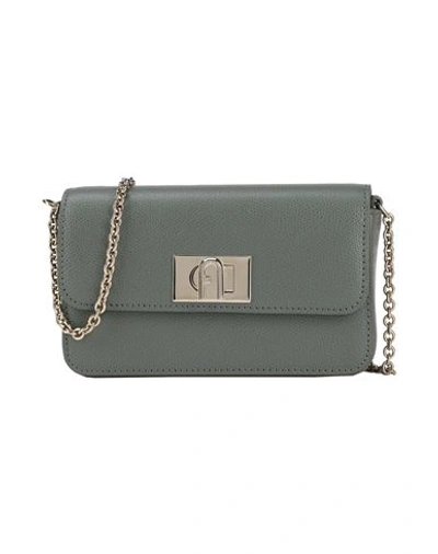 Furla 1927 Mini Crossbody Woman Cross-body Bag Military Green Size - Soft Leather