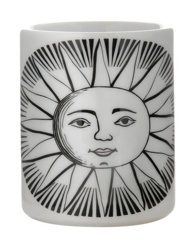 Fornasetti Sole Small Object For Home White Size - Porcelain