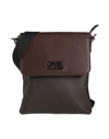 Cavalli Class Man Cross-body Bag Cocoa Size - Soft Leather In Brown