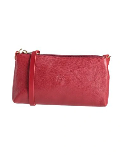 Il Bisonte Woman Cross-body Bag Red Size - Soft Leather