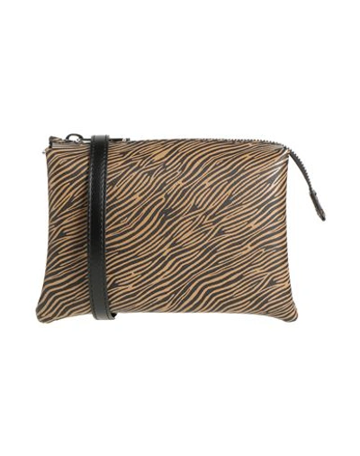 Gum Design Woman Cross-body Bag Camel Size - Recycled Pvc In Beige