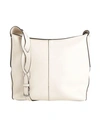 Gianni Chiarini Woman Cross-body Bag Ivory Size - Soft Leather In White