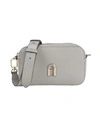 Furla Primula Mini Crossbody Woman Cross-body Bag Grey Size - Calfskin