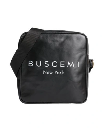 Buscemi Man Cross-body Bag Black Size - Soft Leather