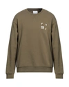 Gaelle Paris Gaëlle Paris Man Sweatshirt Military Green Size L Cotton