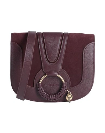 See By Chloé Woman Cross-body Bag Burgundy Size - Bovine Leather In Red