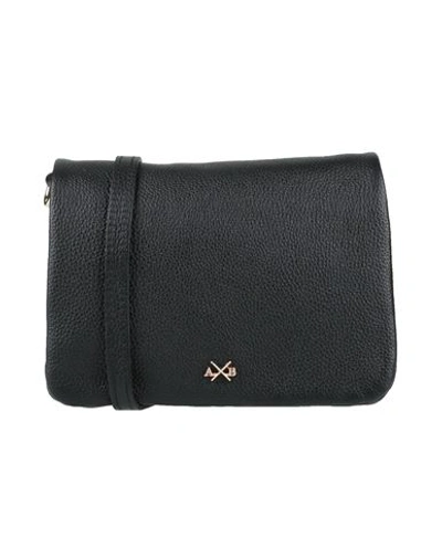 Ab Asia Bellucci Woman Cross-body Bag Black Size - Soft Leather