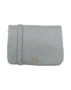 Ab Asia Bellucci Woman Cross-body Bag Grey Size - Soft Leather