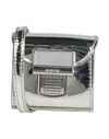 Msgm Woman Cross-body Bag Silver Size - Polyurethane In Silver