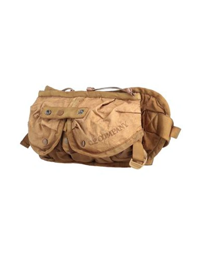 C.p. Company C. P. Company Man Belt Bag Khaki Size - Cotton, Polyamide, Elastane In Beige