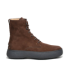 Tod's Suede Ankle Boots In Brown