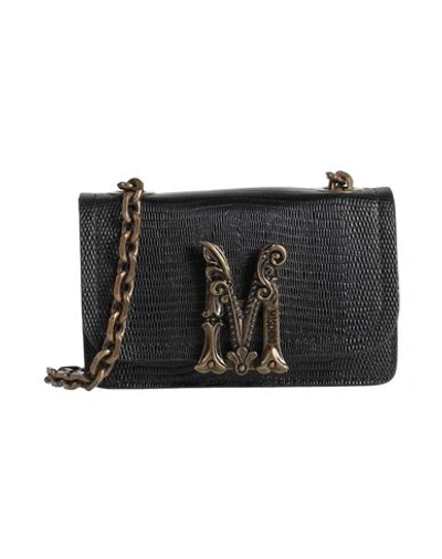 Moschino Woman Cross-body Bag Black Size - Soft Leather