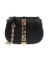 Versace Woman Cross-body Bag Black Size - Soft Leather