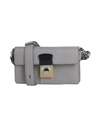 Maison Margiela Woman Cross-body Bag Grey Size - Goat Skin, Cotton