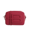 Baldinini Woman Cross-body Bag Magenta Size - Calfskin, Pvc - Polyvinyl Chloride