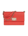 Furla Woman Cross-body Bag Coral Size - Soft Leather In Red