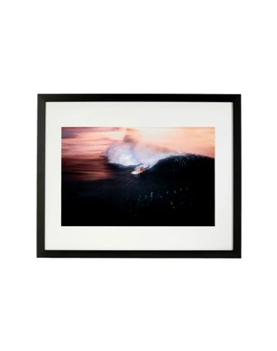 Sonic Editions Surfer In Oahu Photography Black Size - Paper In Multi