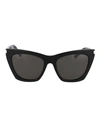 Saint Laurent Sunglasses Sl 214 Kate In Black