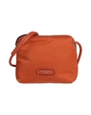 Gianni Chiarini Woman Cross-body Bag Orange Size - Polyamide, Acrylic, Soft Leather