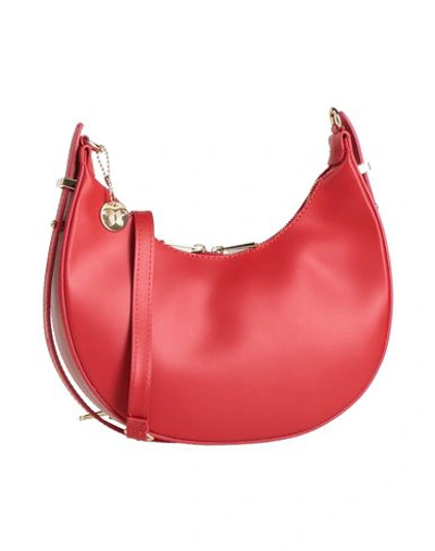 Laura Di Maggio Woman Cross-body Bag Red Size - Soft Leather