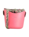O Bag Woman Cross-body Bag Fuchsia Size - Rubber, Textile Fibers In Pink