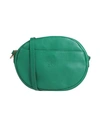 Il Bisonte Woman Cross-body Bag Emerald Green Size - Soft Leather