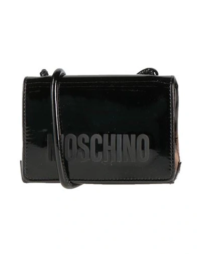 Moschino Woman Cross-body Bag Black Size - Soft Leather