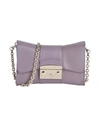 Furla Woman Cross-body Bag Mauve Size - Calfskin In Purple