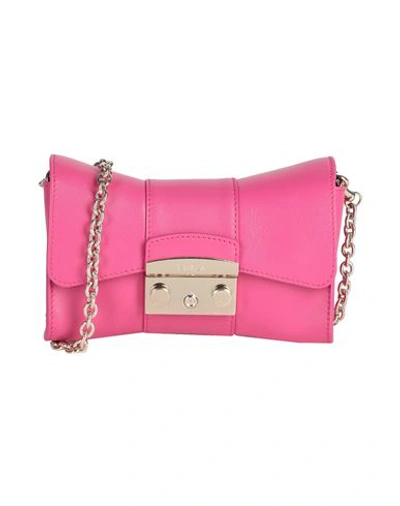 Furla Woman Cross-body Bag Fuchsia Size - Calfskin In 2504s