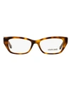 Roberto Cavalli Rectangular Rc5082 Orcia Eyeglasses Woman Eyeglass Frame Brown Size