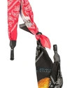 Off-white Man Bag Strap Red Size - Textile Fibers, Soft Leather In Red