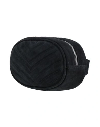 Vicolo Woman Bum Bag Black Size - Soft Leather