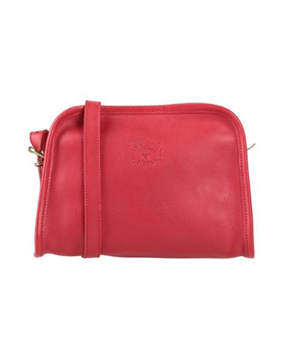 Il Bisonte Woman Cross-body Bag Red Size - Soft Leather In Red