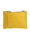 Il Bisonte Woman Cross-body Bag Yellow Size - Soft Leather