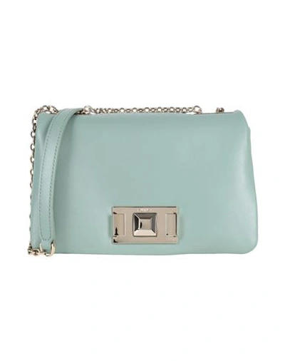 Furla Woman Cross-body Bag Sage Green Size - Calfskin