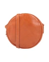 Il Bisonte Woman Cross-body Bag Rust Size - Soft Leather In Red