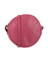 Il Bisonte Woman Cross-body Bag Garnet Size - Soft Leather In Red