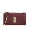 Piquadro Woman Cross-body Bag Burgundy Size - Bovine Leather In Red