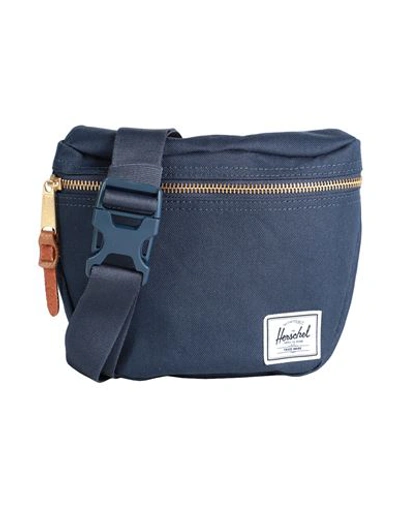 Herschel Supply Co. Woman Belt Bag Navy Blue Size - Recycled Pet, Tpe - Thermoplastic Elastomer