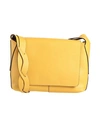 Gianni Chiarini Woman Cross-body Bag Ocher Size - Soft Leather In Yellow